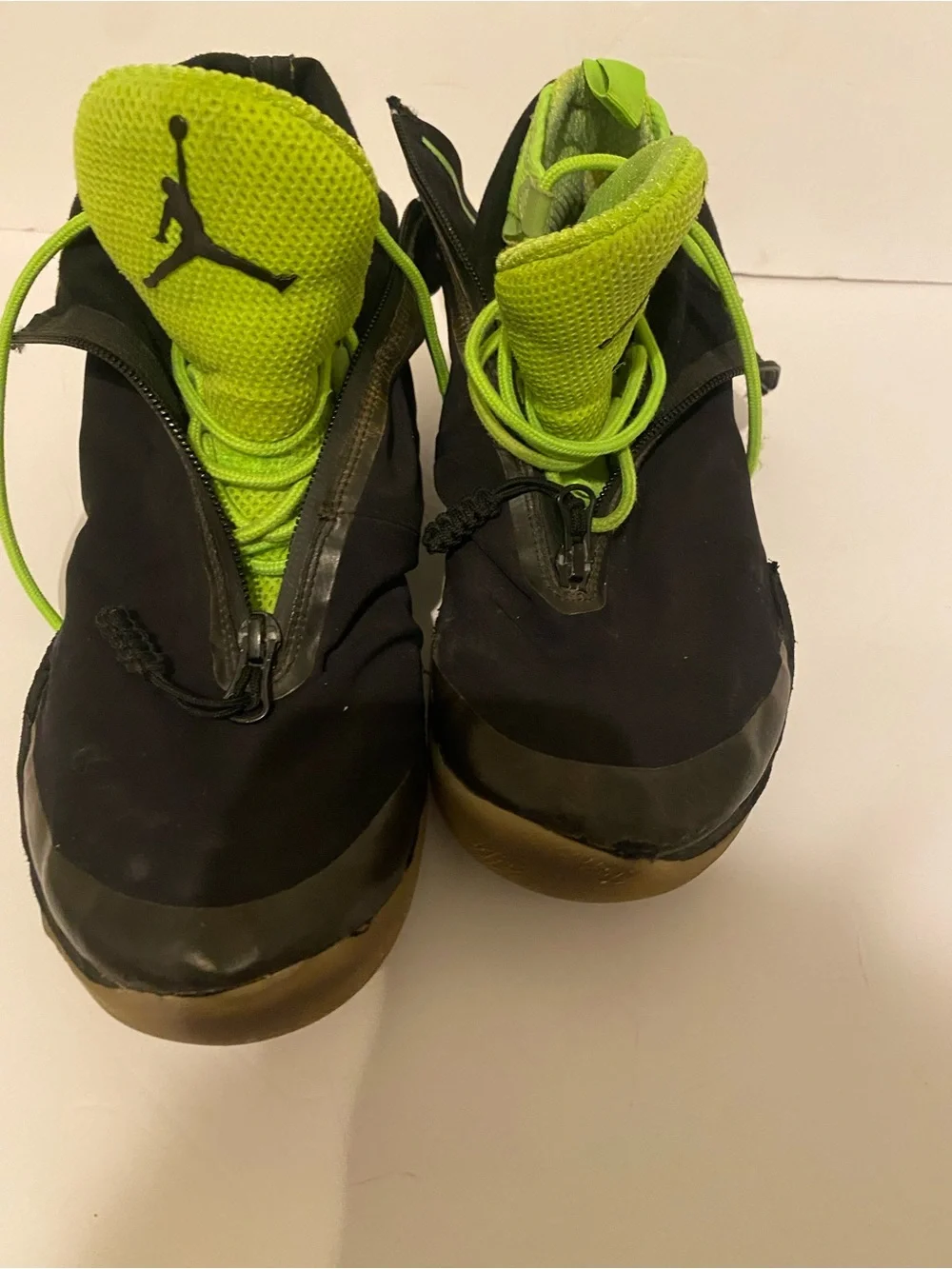 Jordan XX8 Stealth All Start tBlack and Neon Green Basketball Sneakers